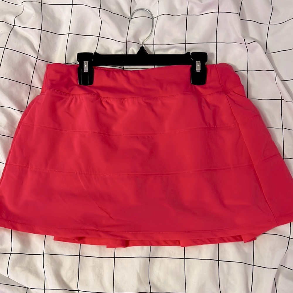 hot pink tennis skirt